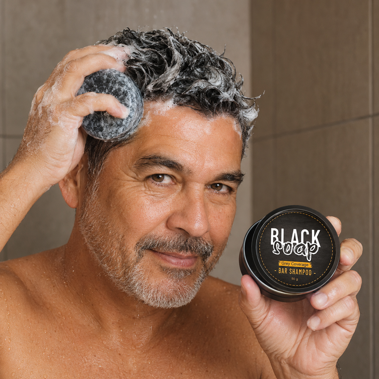 Black Soap en uso