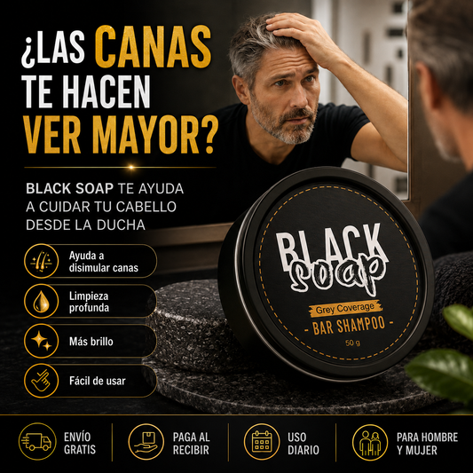 Black Soap Anti Canas