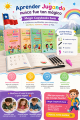 Set Cuaderno Mágico de Caligrafía Montessori 2