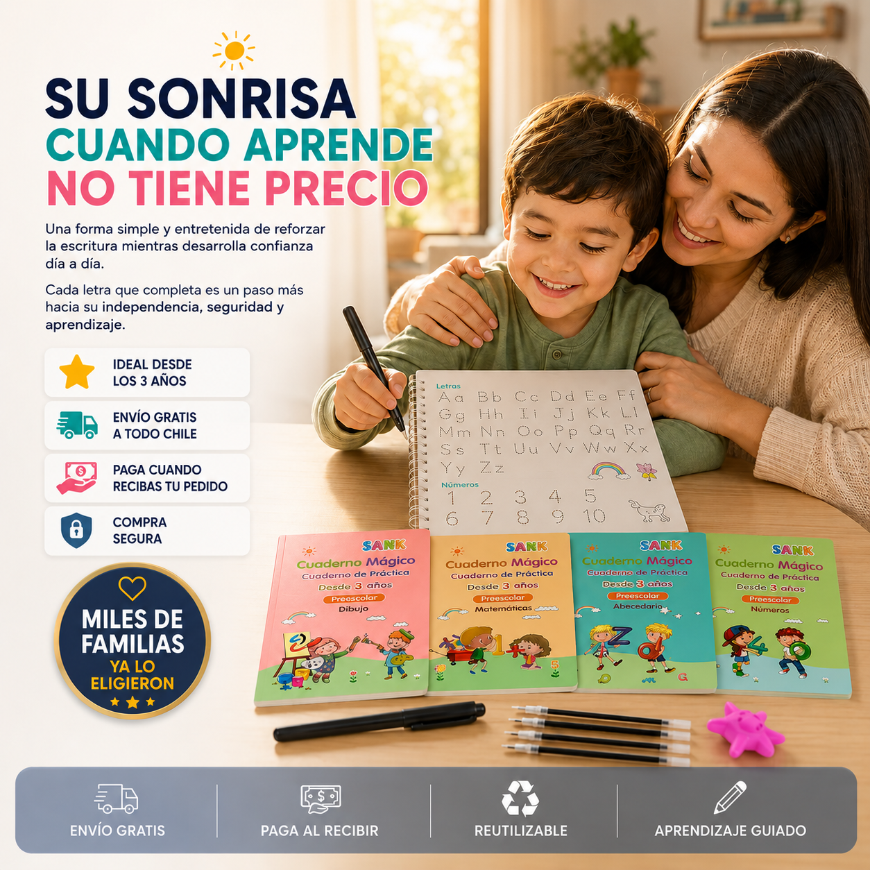 Set cuadernos mágicos 5