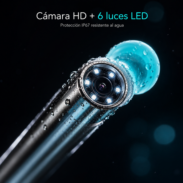 VisorClean™ — Limpiador de Oídos con Cámara HD y App