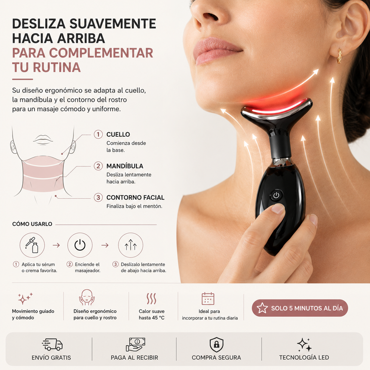 Facelook™ — Masajeador Facial Reductor de Papada y Antiarrugas