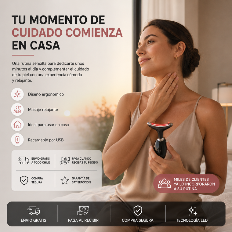 Facelook™ — Masajeador Facial Reductor de Papada y Antiarrugas