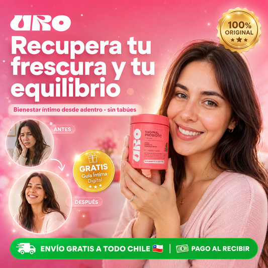 URO Probiótico Vaginal - Salud Vaginal y Digestiva para Mujeres